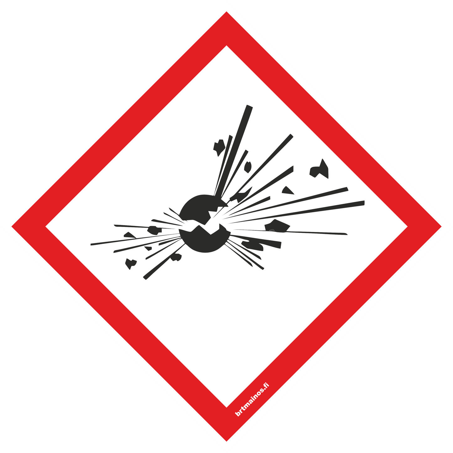 Räjähtävä (GHS 01)