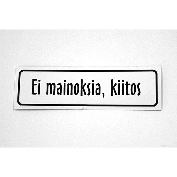 Ei mainoksia